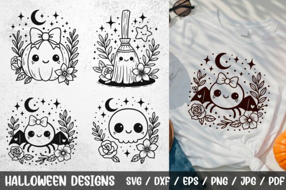 Cute Halloween SVG Cut Files
