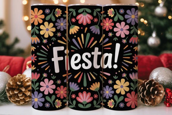 Fiesta Floral Tumbler Wrap