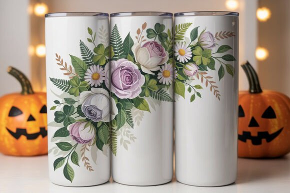 St. Patrick's Day Floral 20oz Tumbler