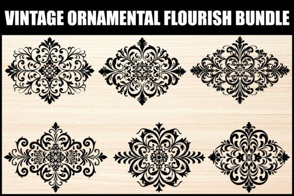 Vintage Ornamental Flourish Bundle